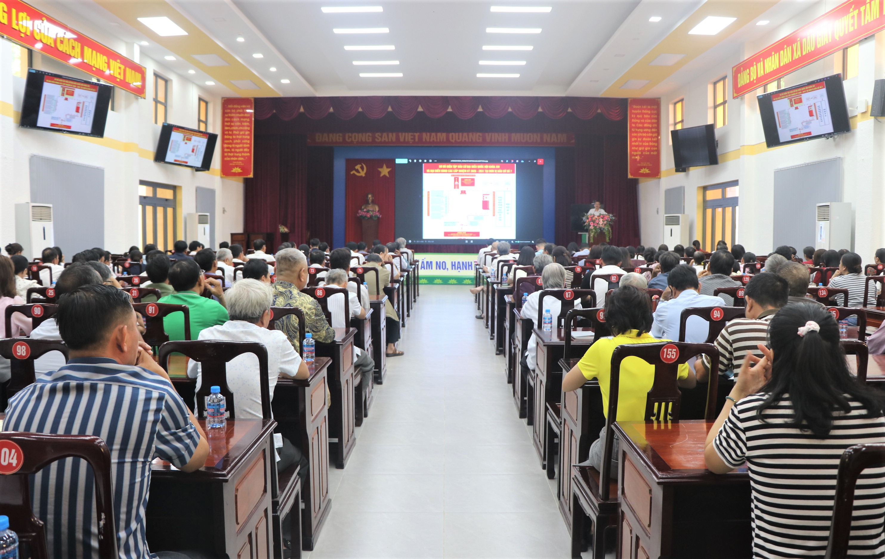 Quang cảnh hội nghị tập huấn Bầu cử